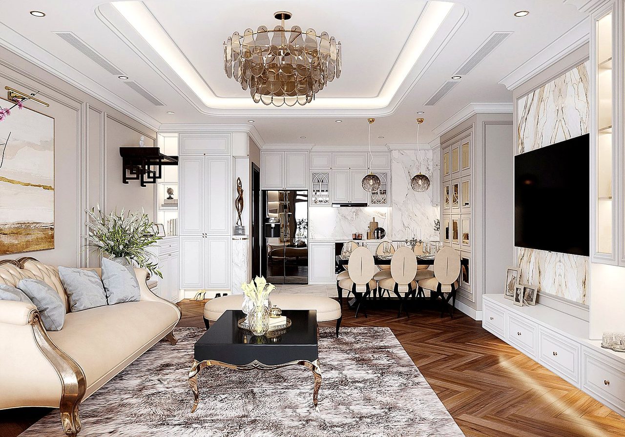 Không gian nội thất do S-Home Design thiết kế và thi công trọn gói